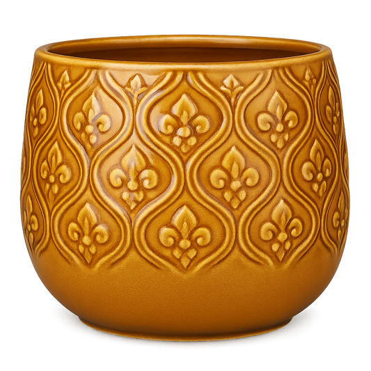 Enya Pot - Ochre 13"