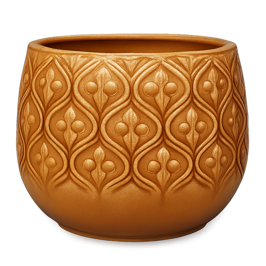 Enya Pot - 6" Ochre