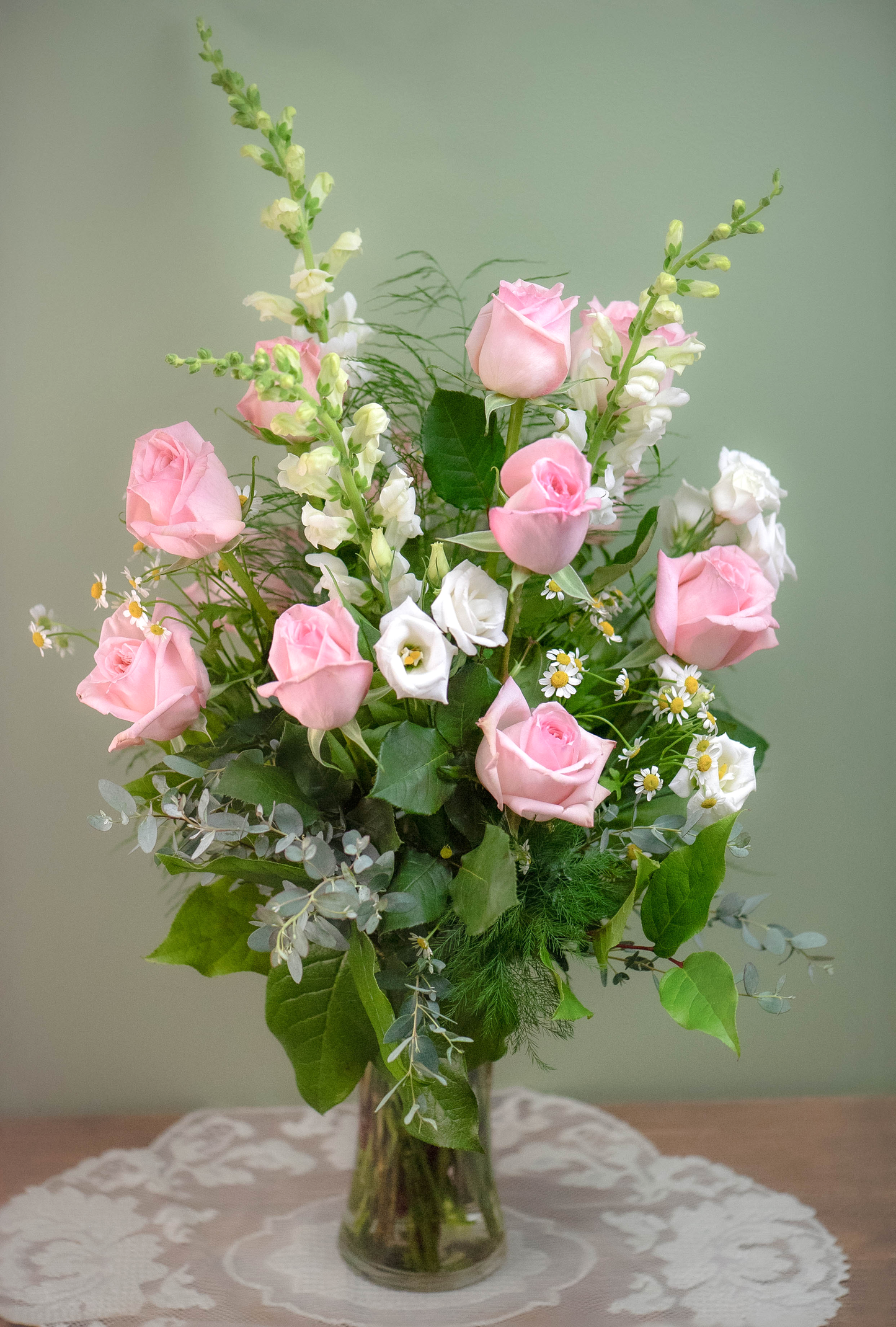 The Big One  — Dozen Garden Roses — Valentine's Day Preorder